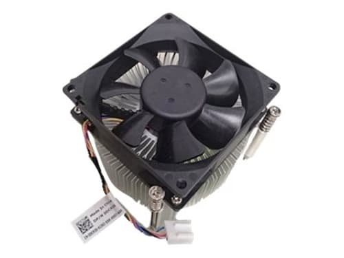 Dell Processor-heatsink Køleplade/køler Aluminium, Sort
