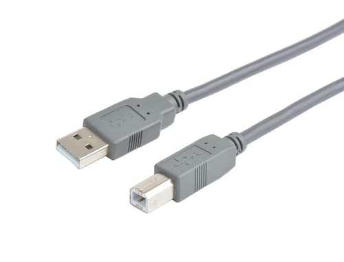 Prokord Usb-kaapeli 5m Usb-a Usb-b Harmaa