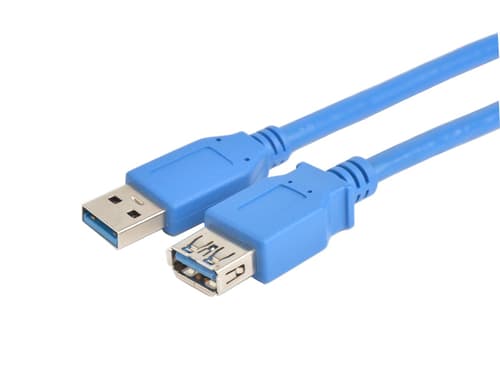 Prokord Usb-kabel 1.5m. Usb-a Usb-a Blå