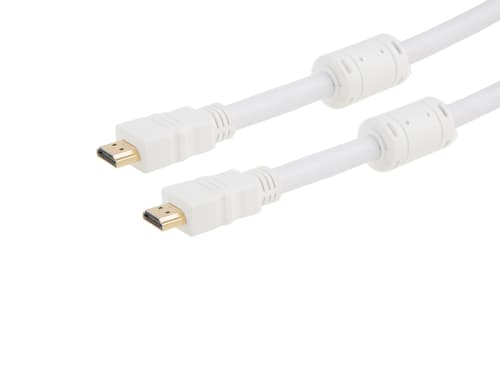 Prokord Hdmi 1.4-kabel 15m. Hdmi Hdmi Hvid