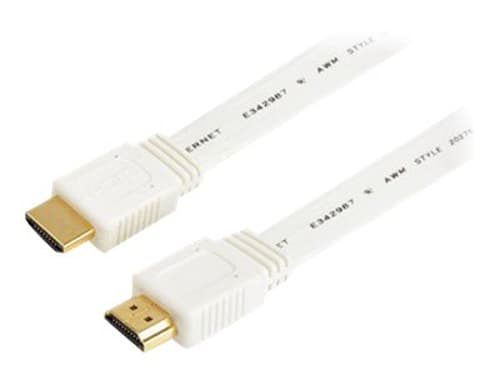 Prokord Hdmi 1.4-kabel 2m. Hdmi Hdmi Hvid