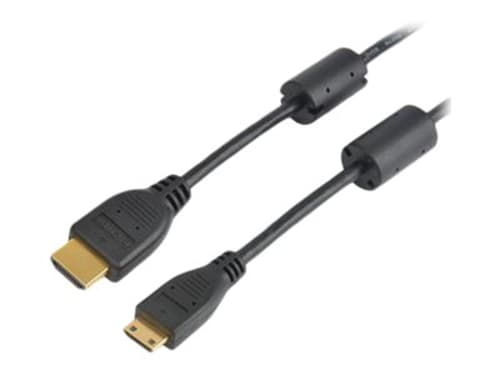 Prokord Hdmi 1.4-kabel 3m. Hdmi Mini Hdmi Sort