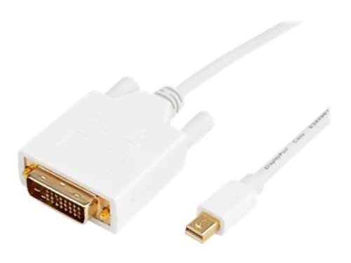 Prokord Displayport Kabel 2m. Mini Displayport Dvi-d Hvid