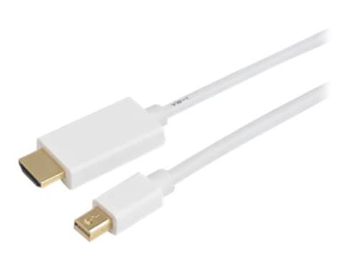 Prokord Hdmi-kabel 5m Mini Displayport Hdmi Vit