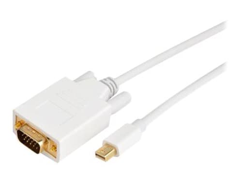 Prokord Displayport Kabel 1.83m. Mini Displayport Vga Hvid
