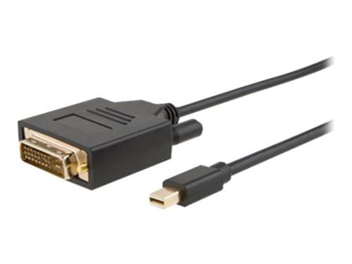 Prokord Displayport Kabel 1m. Displayport Dvi Sort