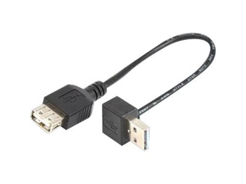 Prokord Usb-kabel 0.2m. Usb-a Usb-a Sort