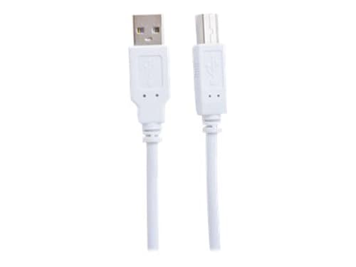 Prokord Usb-kaapeli 5m Usb-a Usb-b Valkoinen