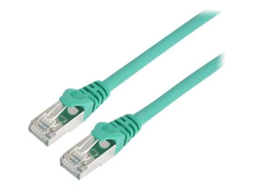 Prokord Tp-cable F/utp Cat.6 Shielded Lszh Rj45 0.3m Green Rj-45 Cat 6 0.3m Vihreä