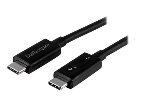 Startech 0.5m Thunderbolt 3 (40gbps) Usb C Cable / Thunderbolt And Usb 0.5m Svart