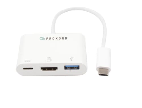 Prokord Usb-c Adapter Hdmi 4k + Usb3.0
