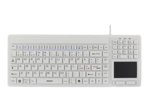 Deltaco Tb-506 Silikon Ip68 Touchpad Ledningsført Nordisk
