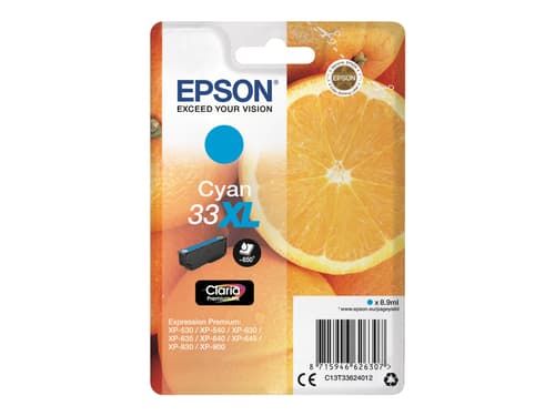 Epson Blæk Cyan Claria Premium 33xl - Xp-530
