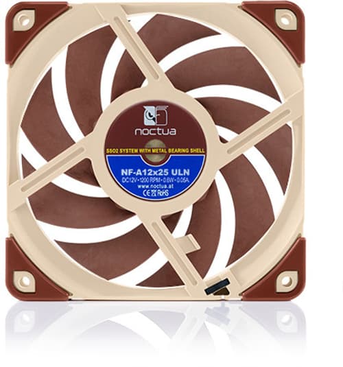 Noctua Nf-a12x25 Pwm 120mm Vifte Beige, Rød