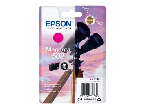 Epson Muste Magenta 502 - Xp-5100/5105/wf-2860/2865
