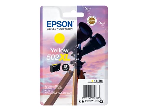 Epson Blæk Gul 502xl - Xp-5100/5105/wf-2860/2865