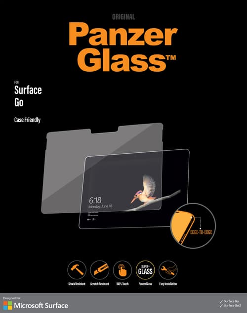 Panzerglass Edge-to-edge Microsoft Surface Go, Microsoft Surface Go 3