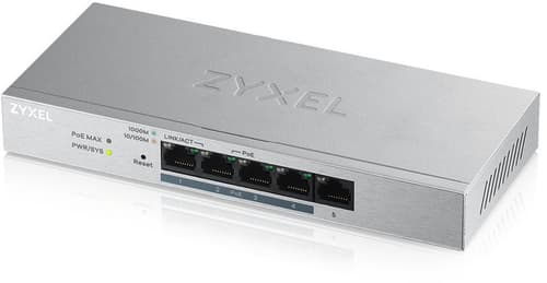 Zyxel Gs1200-5hpv2 5-port Poe 60w Switch