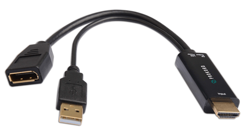 Prokord Hdmi - Displayport Adapter 4k Hdmi Displayport Musta