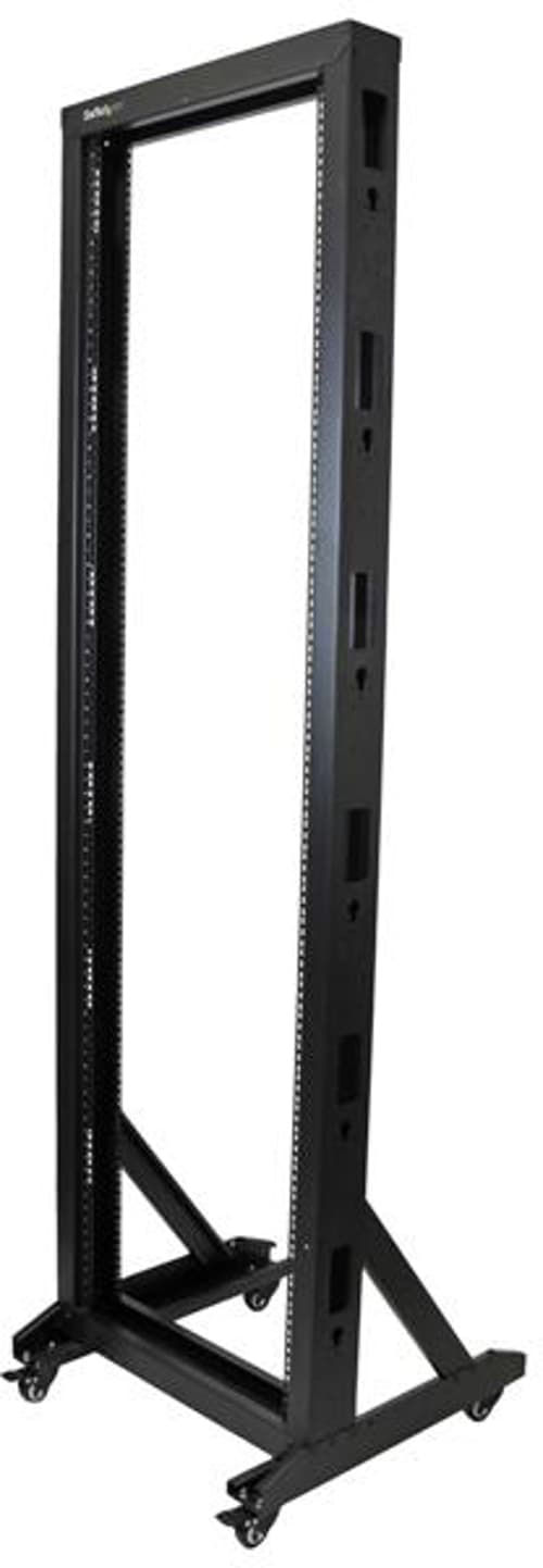 StarTech.com 2-Post Rack for Server Equipment with Casters
