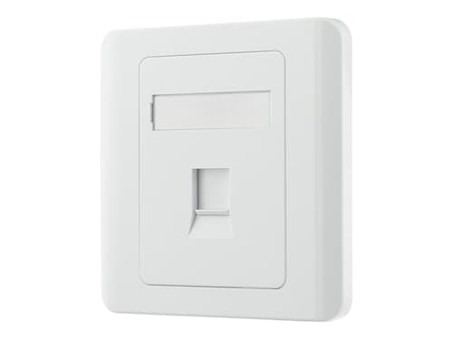 Deltaco Vr-226 Keystone Wall Outlet 1-port White