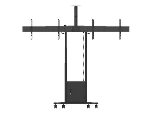 Multibrackets M Motorized Floorstand 2 Lcd 120kg Sort billede