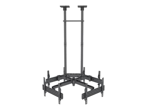 Multibrackets M Pro Series Mbc4uhd 4 Displays 50"-75" Musta