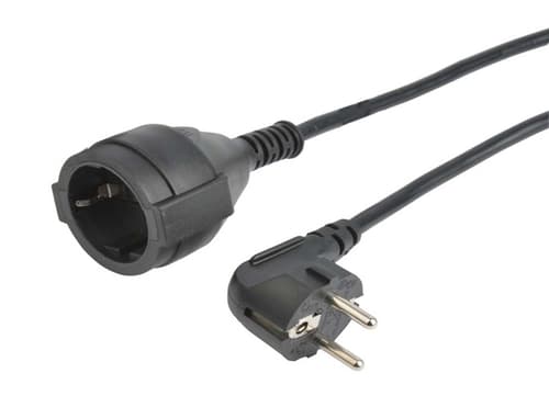 Prokord Strømkabel 3m Cee7/7 Cee7/4 Svart