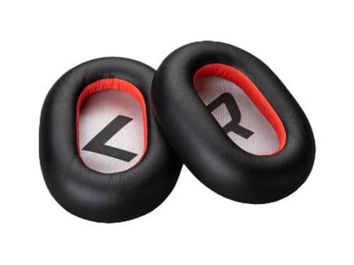 Poly Spare Ear Cushion Voyager 8200 Sort Pude/ringsæt billede