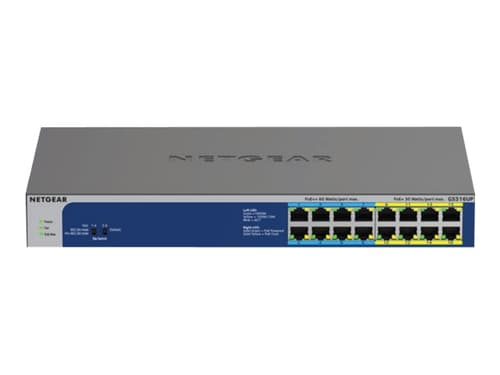 Netgear Gs516up Unmanaged Gigabit Switch Poe 380w
