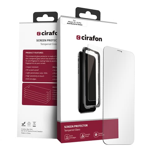 Cirafon Ultra-wide Asahi Glass 0.3mm Iphone 12, Iphone 12 Pro