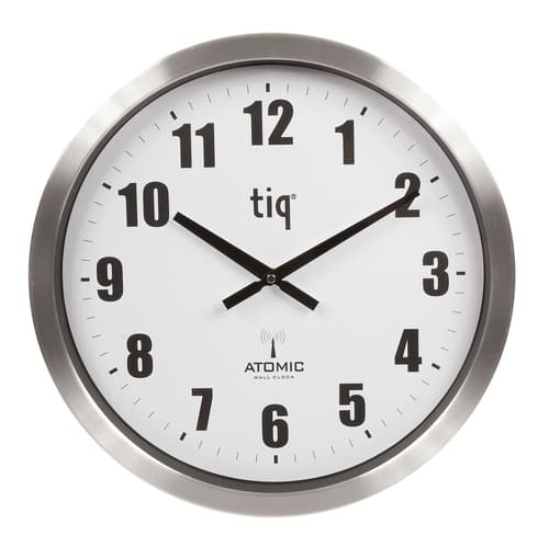 Ketonic Tiq Väggur Aluminium 400mm Radiokontroll Finland