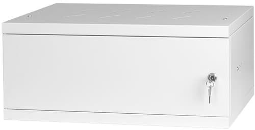 Direktronik Wall Rack 19 tommer 4u 35cm Metal Door Grey