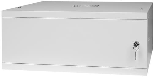 Direktronik Wall Rack 19 tommer 4u 45cm Metal Door Grey