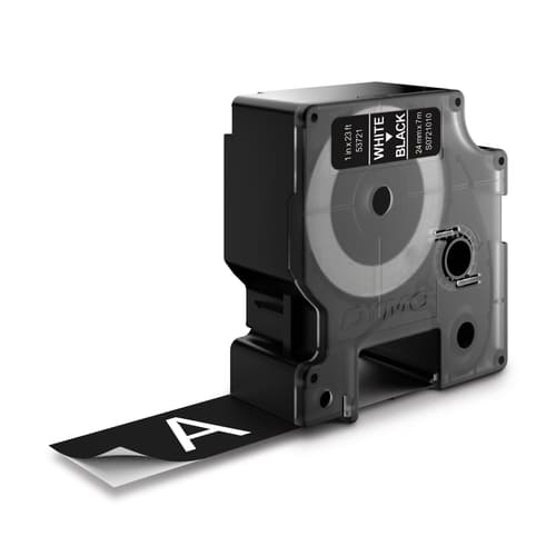 Dymo Tape D1 24mm Valkoinen/musta