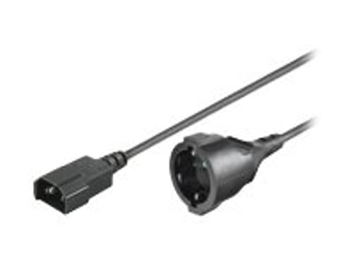 Microconnect Powercord 1.5m C14 Svart