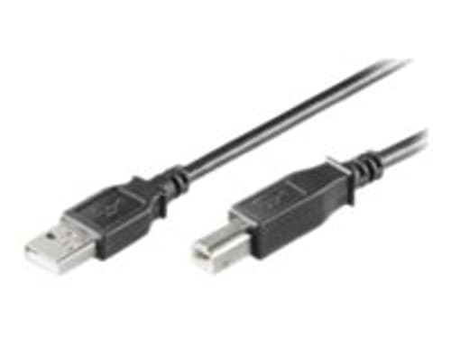 Microconnect Usb 2.0 1m Usb-a Usb-b Svart