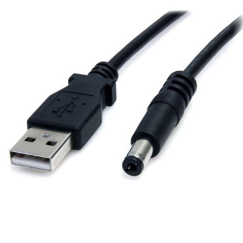 Startech Usb To Type M Barrel 5v Dc Power Cable 0.9m. Usb-a Barrel Type M Sort