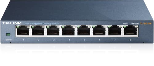 Tp-link Tl-sg108 Nettverkssvitsj Uhåndtert L2 Gigabit Ethernet (10/100/1000) Svart