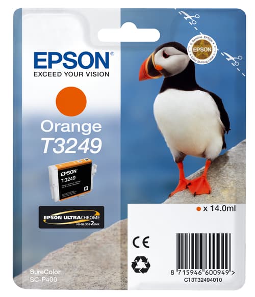 Epson Blæk Orange T3249 - Sc-p400 billede