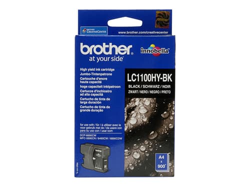 Brother Blæk Sort Lc1100hybk - Dcp6690cw/mfc6490cw
