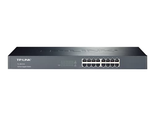 Tp-link Tl-sg1016 Nätverksswitchar Ohanterad Gigabit Ethernet (10/100/1000) 1u Svart