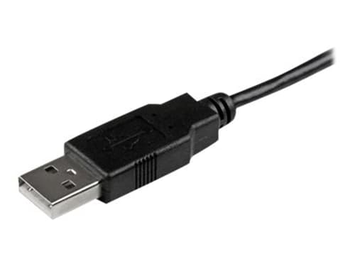 Startech 2m Mobile Charge Sync Usb To Slim Micro Usb Cable M/m 2m Usb-a Micro Usb-b Musta
