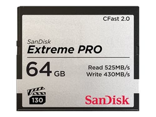 Sandisk Extreme Pro 64gb Cfast 2.0 billede
