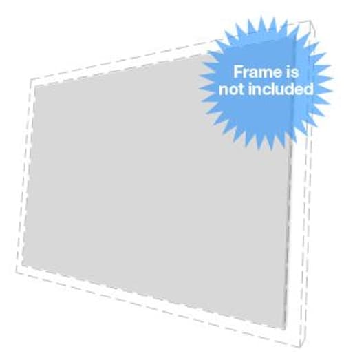 Multibrackets Extra Cloth M Gray+ - Screen 16:9 108 tommer Framed billede