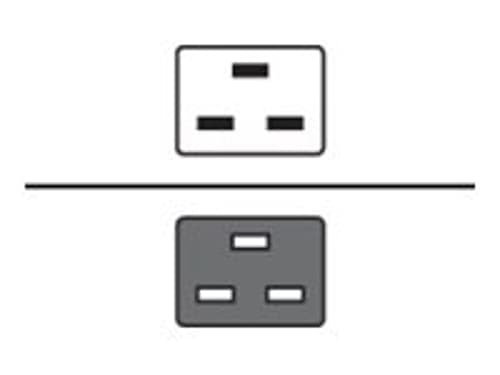 Dell Strømkabel 0.6m. Iec 60320 Iec 60320 Sort