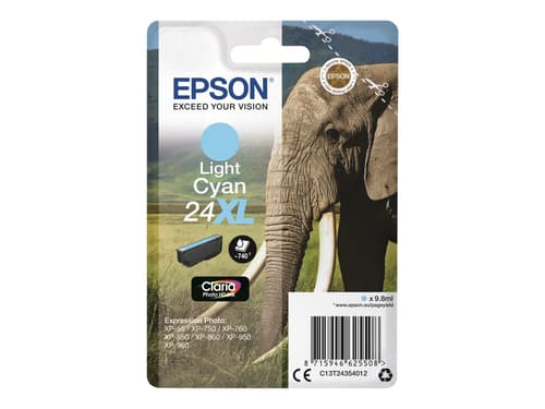 Epson Blæk Ljus Cyan 24xl - Xp-750/xp-850/xp-950 billede
