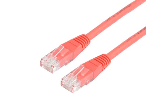 Prokord Nätverkskabel / Patchkabel Lszh Rj-45 Cat 5e 1m Röd