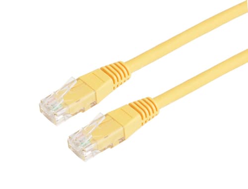 Nettverkskabel Lszh Rj-45 Cat5e 1m Gult