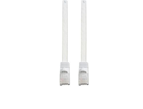 Prokord Utp Cat.6 Unshielded Rj45 Lszh 5m White Flat Rj-45 Cat 6 5m Valkoinen